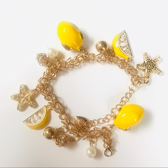 Jewelry - Lemon Charm Bracelet